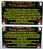 Custom Cards für The Addams Family Collectors Edition in Englis
